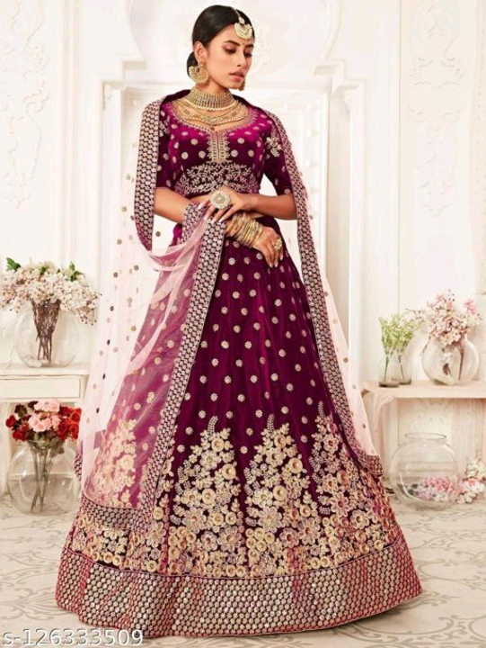 PREMIUM QUALITY LEHNGA , WHOLESALE ONLY , COD NOT AVAILABLE uploaded by AYUSH AND AARAV GARMENTS on 6/18/2023