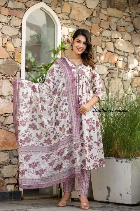 Alia cut style mul cotton  uploaded by B S Creation on 6/18/2023