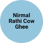 Business logo of Nirmal Rathi cow ghee