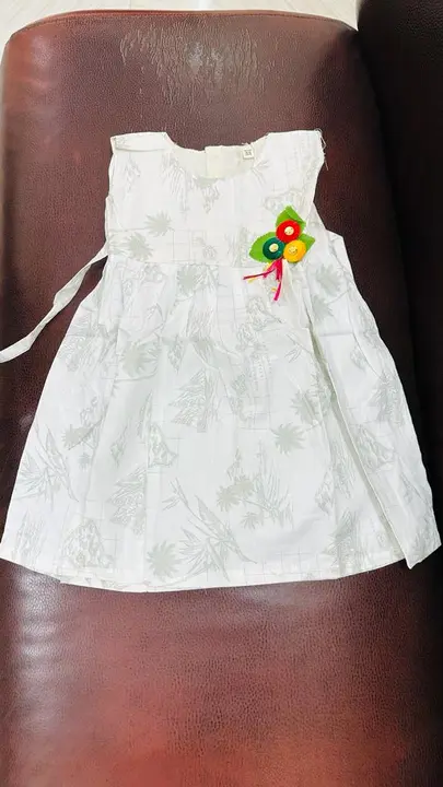 Kids frock minimum 100 p rate 75 Rs  uploaded by Aiza garments on 6/18/2023
