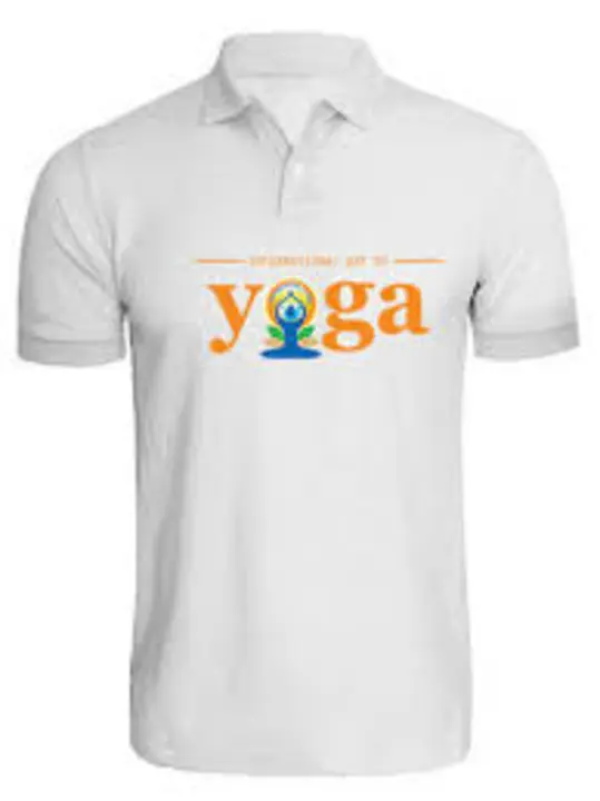 Yoga Day Coller Maaty T-shirt  Available Size S/M/L/XL/XXL uploaded by JMC CREATIONS on 6/18/2023
