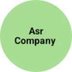 Business logo of ASR company