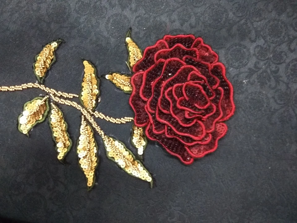 3D Flower , Hand embroidery (Hand crafted )  uploaded by business on 6/18/2023