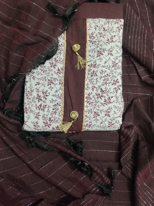 Cottom print suits with dupatta  uploaded by S.S ENTERPRISES on 6/18/2023