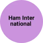 Business logo of HAM INTERNATIONAL