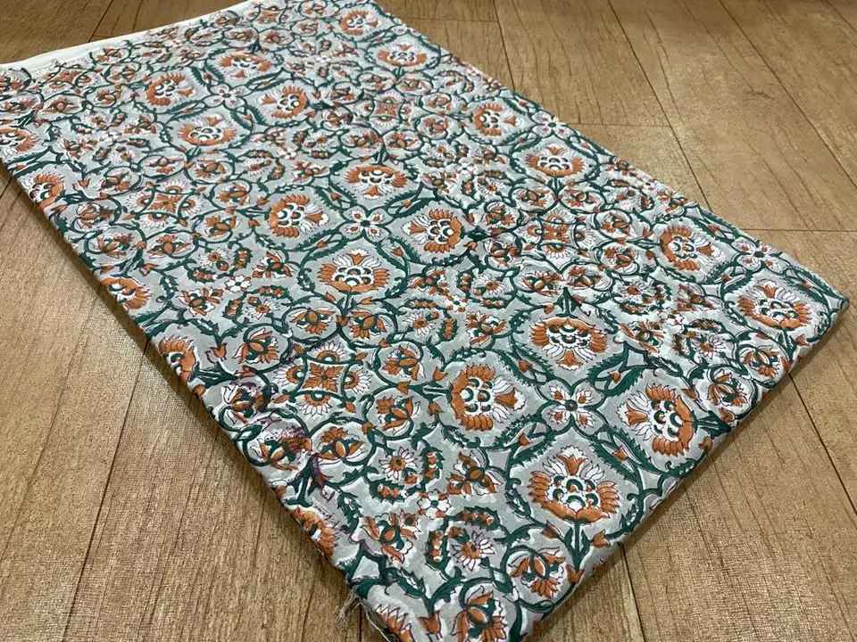 Bagru Hand block printed pure cotton fabrics  uploaded by The print house  on 6/18/2023