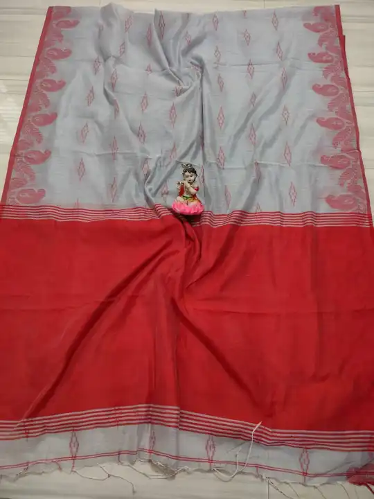 Khadi cotton silk saree  uploaded by SHANTI SAREE PALACE on 6/18/2023