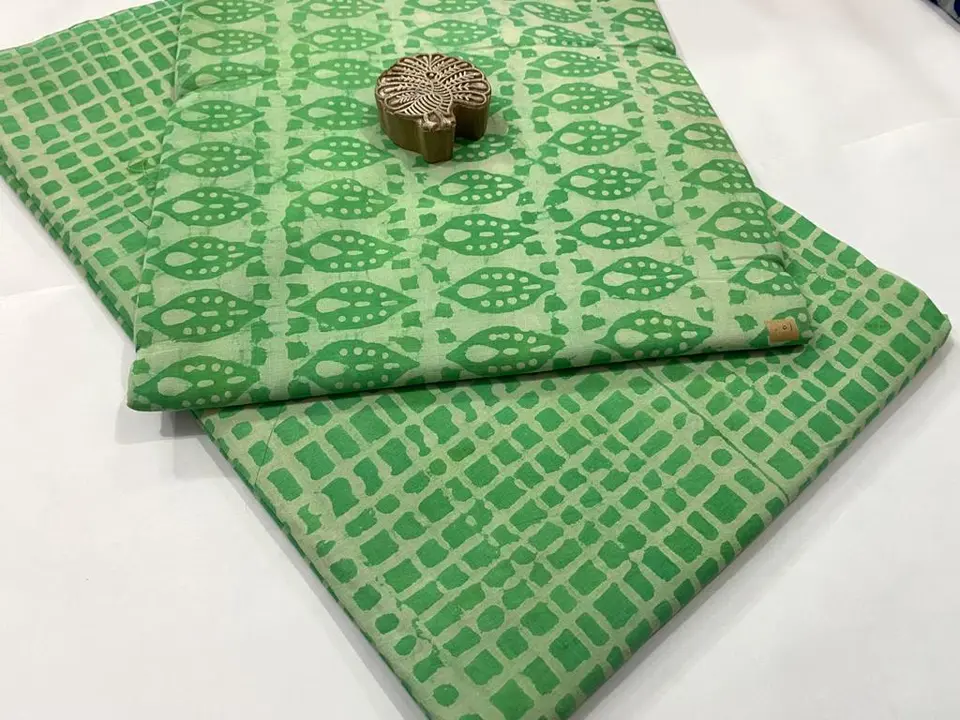 Bagru Hand block printed pure cotton fabrics  uploaded by The print house  on 6/18/2023