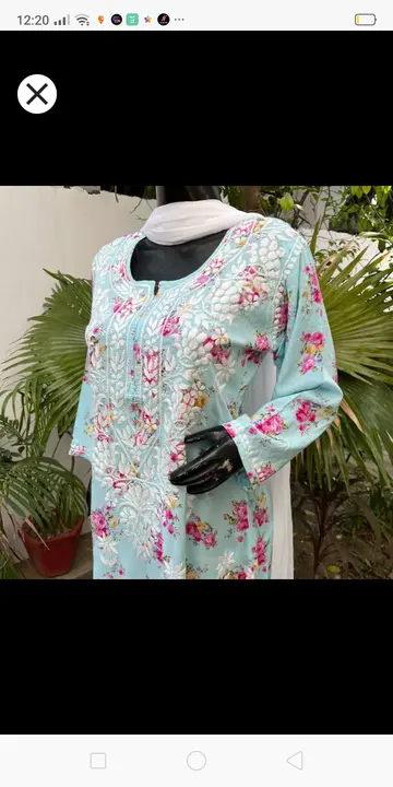 Post image I want 11-50 pieces of Lehriya suits and chicken Kurtis  at a total order value of 5000. Please send me price if you have this available.