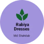 Business logo of Rabiya dresses