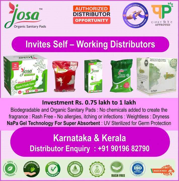 Organic sanitary pads  uploaded by business on 6/19/2023