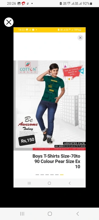 Boy's T-Shirts  uploaded by Lovely Garments on 6/19/2023