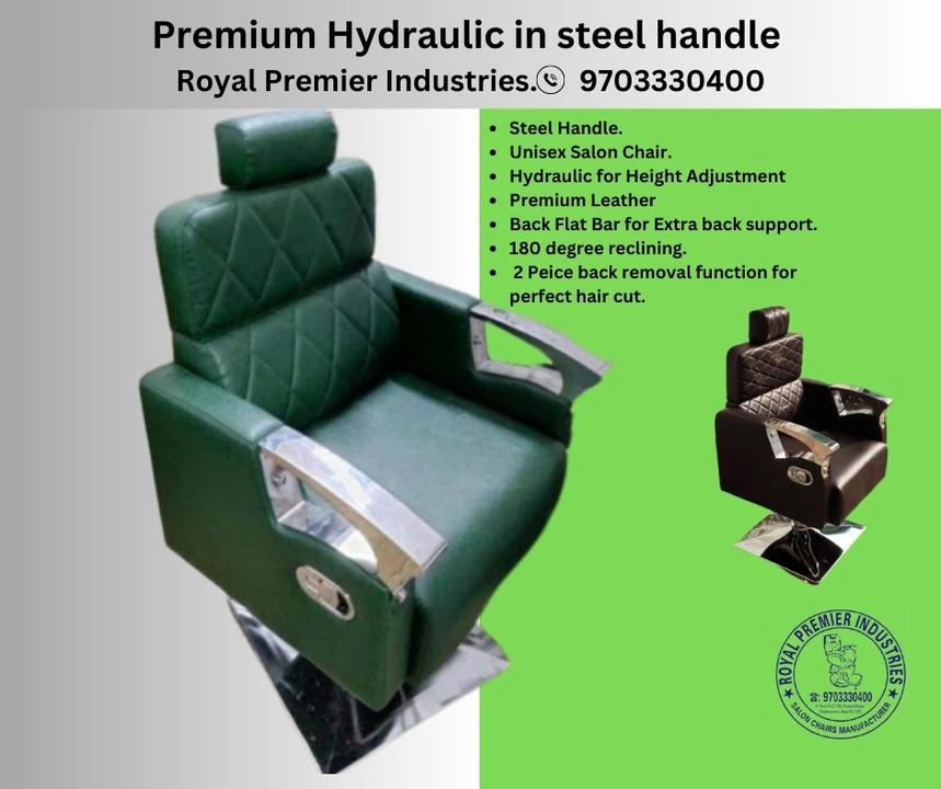 Hydraulic salon chair uploaded by Royal Premier Industries on 6/19/2023