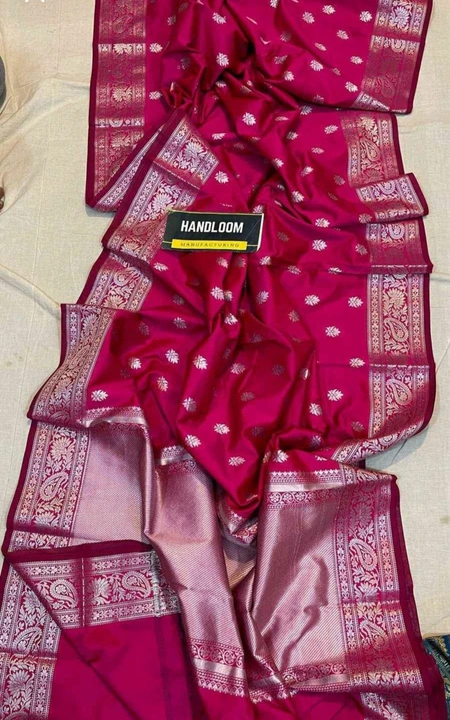 Banarasi LICHI silk saree  uploaded by business on 6/19/2023
