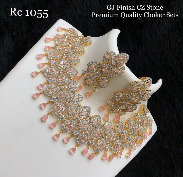 Premium Quality CZ jewellery set uploaded by HUDAA Fashion on 3/14/2021