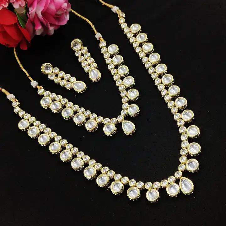 Kundan necklace set uploaded by Manath on 6/19/2023