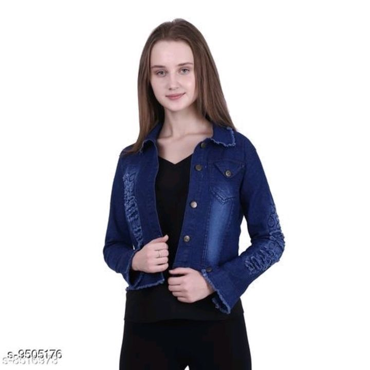 Classic women denim jacket uploaded by business on 3/14/2021