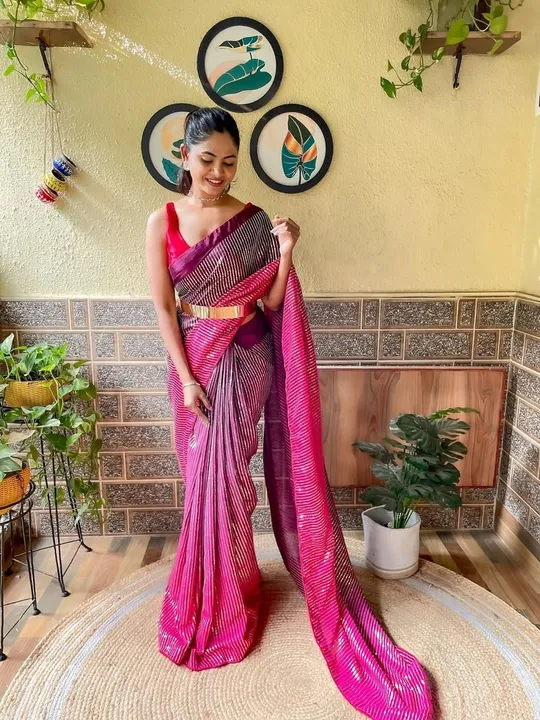 Post image *Presenting You Most Beautiful 1 Min Seqwance Saree Collection With Our Own Real  Modeling Shoot😍😍😍*

*1 Min Ready To Wear Saree *


*Our Own Real Modeling Shoot😍😍😍*


Fabric Details
Saree : *Premium chinon with seqwance work saree &amp; back patch lace border( 1 Min Saree  )*

Blouse : *Satin banglori silk {1 Mtr}*


Saree Size
*Ready To Wear Saree Upto Xxl*