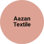 Business logo of Aazan textile