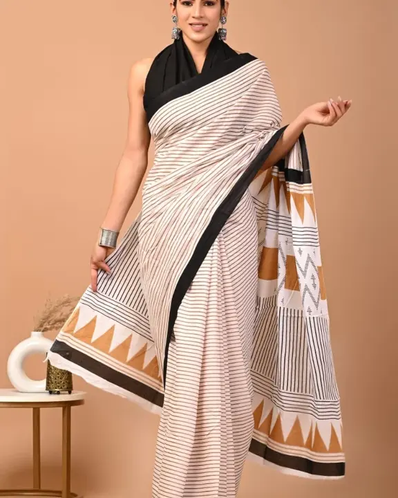 Cotton mulmul saree uploaded by business on 6/19/2023