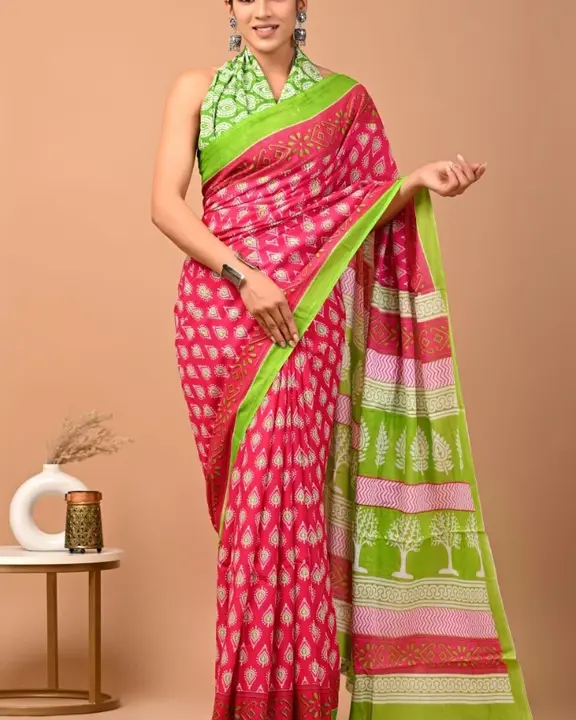 Cotton mulmul saree uploaded by Aahil  chanderi handloom saree on 6/19/2023