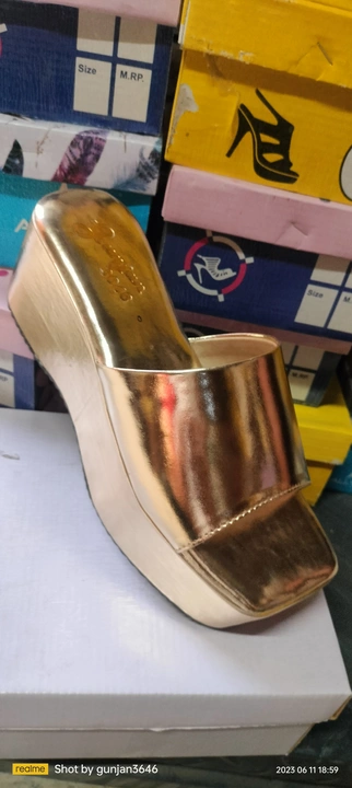 Ladies high heels footwear  uploaded by Gunjan footwear. hotstar on 6/19/2023
