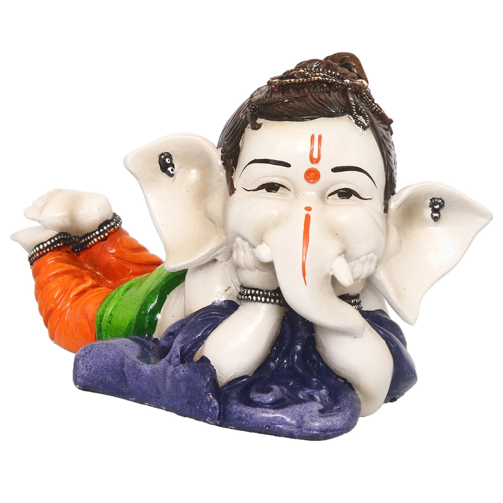 🙏🏻Handcrafted Polyresin Resting Lord Ganesha Idol
 uploaded by Home decor on 6/19/2023