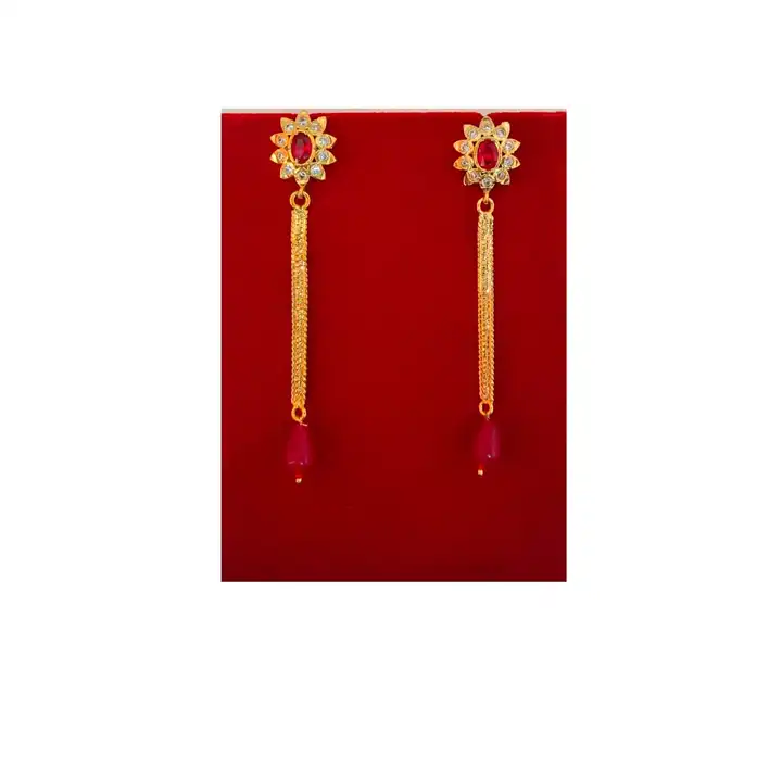 Khama Gnani Outlets Special Gold Handmade Polish Jadau Earing Set  uploaded by KHAMA GHANI OUTLETS on 6/19/2023