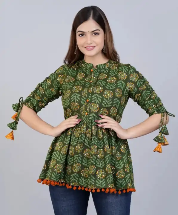 unique top available in Multi colour  uploaded by Chirag Enterprises on 6/19/2023