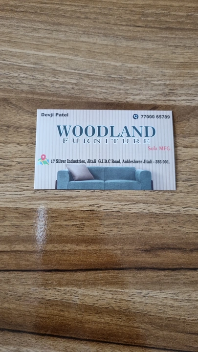 Visiting card store images of Woodland Sofa MFG