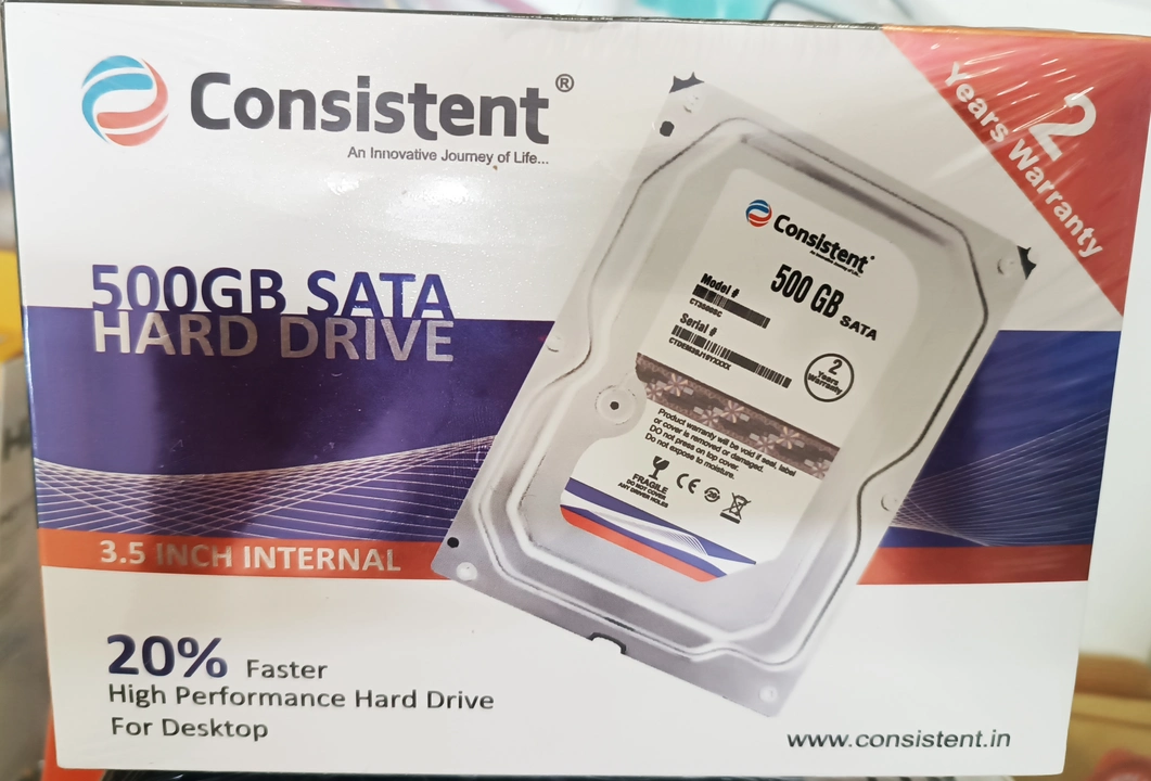 Consistent 500GB hardisk  uploaded by Shree Guruganesh Computers on 6/19/2023