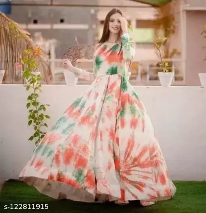 New lonching butiful gown  uploaded by Villa outfit on 6/19/2023