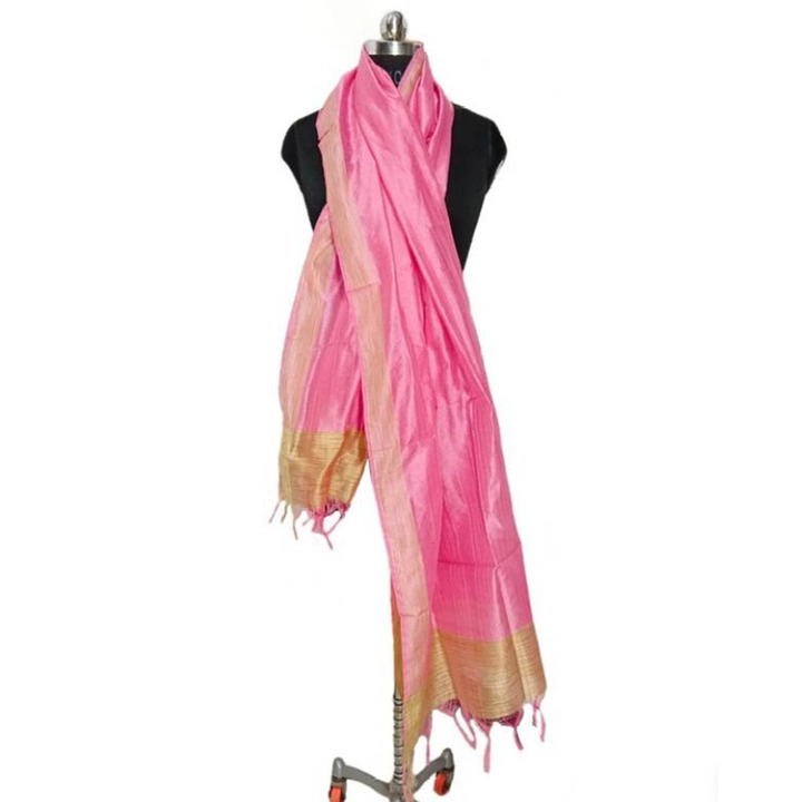Light baby pink Colour Banarasi Dupatta Size 2.25 Meter uploaded by SPK Impact on 6/19/2023