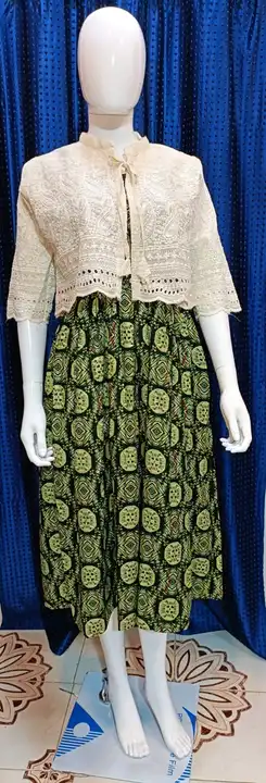 Reyon kurti with jacket  uploaded by S R FASHION on 5/31/2024