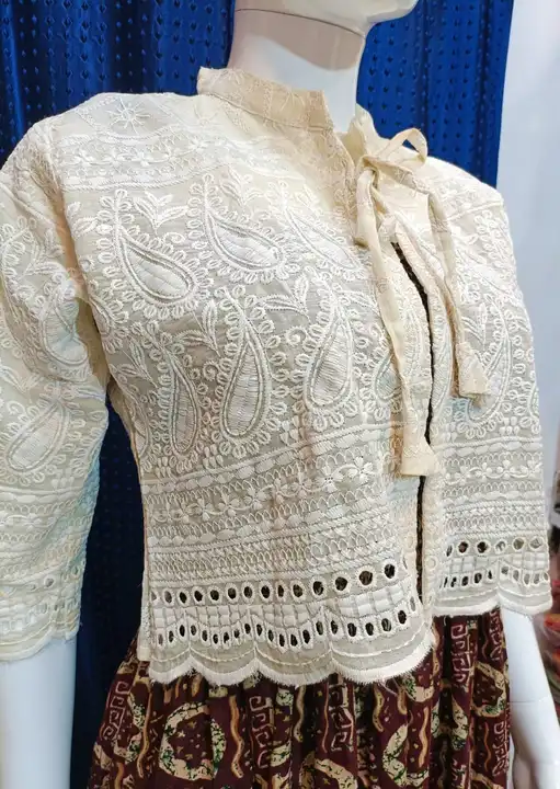 Reyon kurti with jacket  uploaded by S R FASHION on 6/19/2023