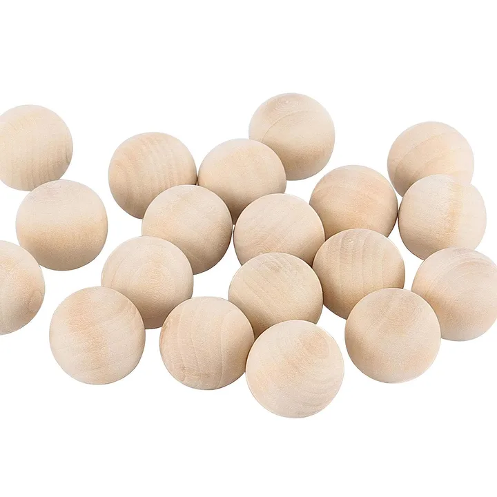 Wooden 1Inch Round ball Art and craft used uploaded by business on 6/19/2023