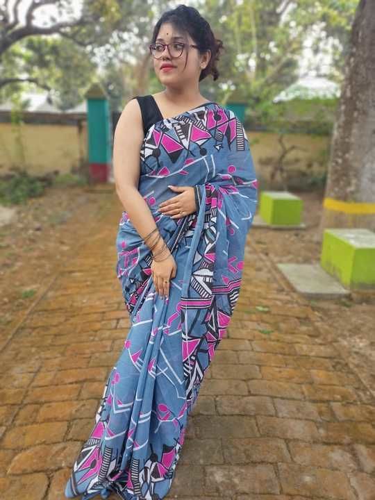 Mulmul saree uploaded by business on 3/14/2021