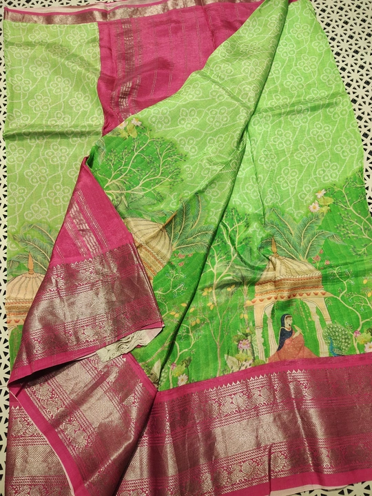 Digital print sarees  uploaded by Skp Handlooms on 6/19/2023