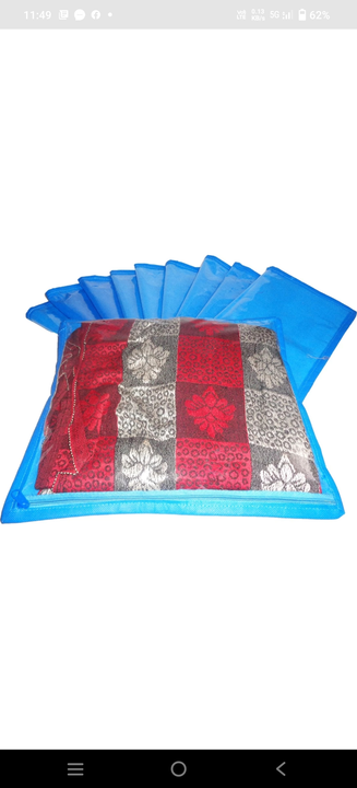 Saree cover non woven  uploaded by business on 6/19/2023