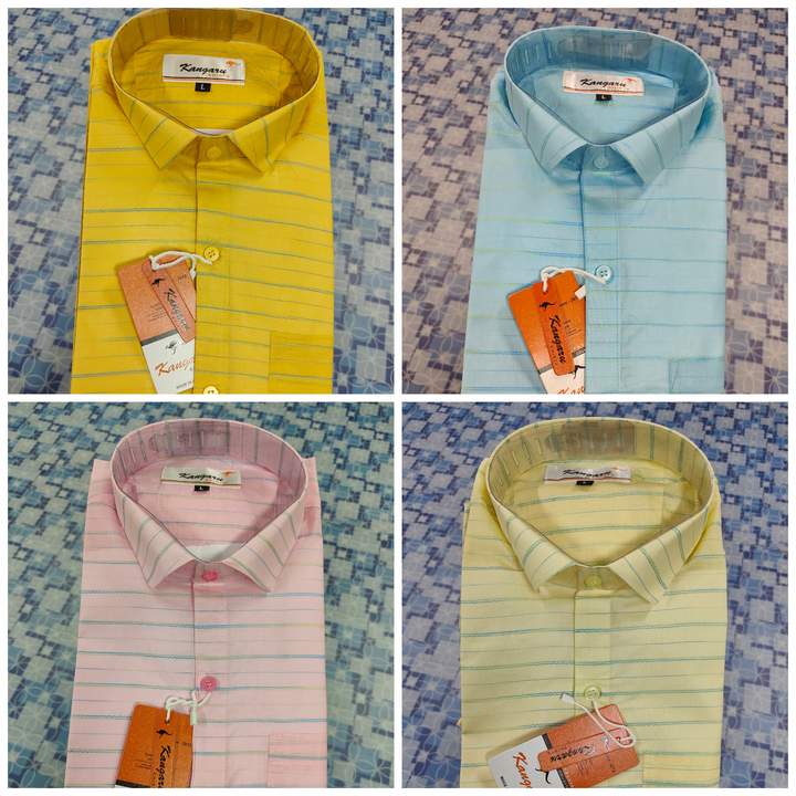 Brand - *kangaru*
Cloth - *paper cotton shirts*
Quality - *💯 papercotton*
Sizes available - *M/L/XL uploaded by business on 6/19/2023