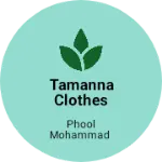 Business logo of Tamanna clothes fashion
