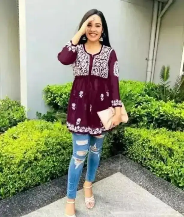 Fancy tunic top uploaded by Sharanya fashions on 6/19/2023