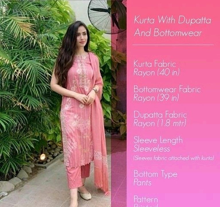 Jivika kurti pant and duptta set 
Size :M, L, XL, XXL, 3Xl


Price 849 uploaded by business on 7/15/2020