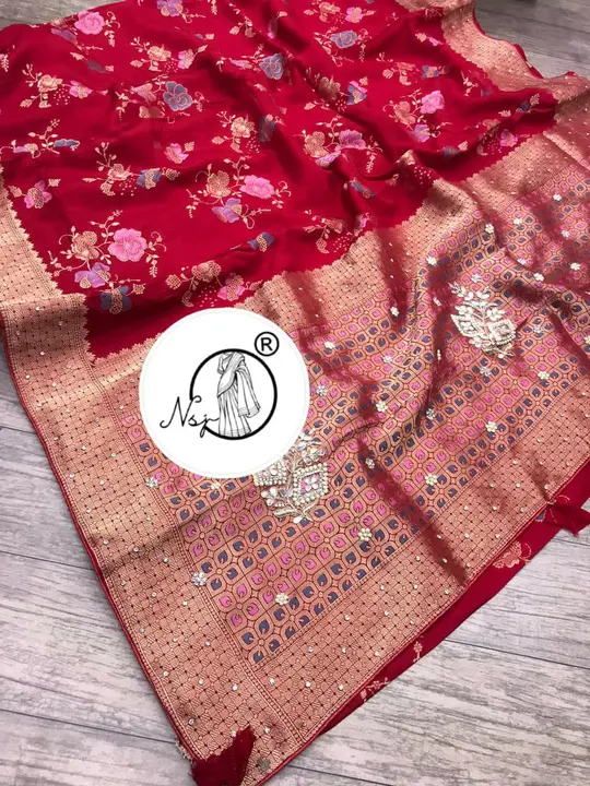 Presents  unique Saree Collection*

*beautiful color combination Saree for all ladies*

💖new Launch uploaded by Gota Patti manufacturing on 6/19/2023