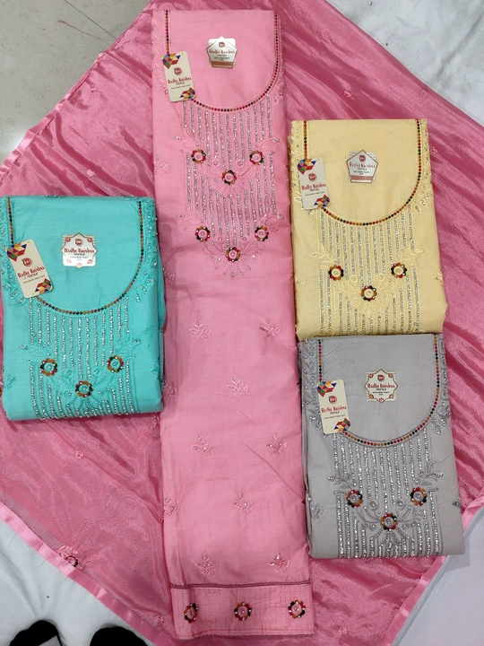 Cotton suits uploaded by Rudra Creation on 6/19/2023