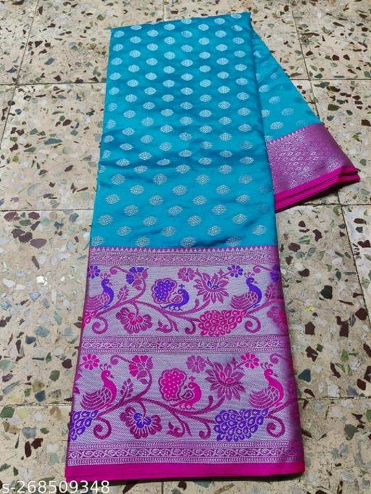 Paithani litchi silk saree  uploaded by ASHVINA TEXTILE on 6/20/2023