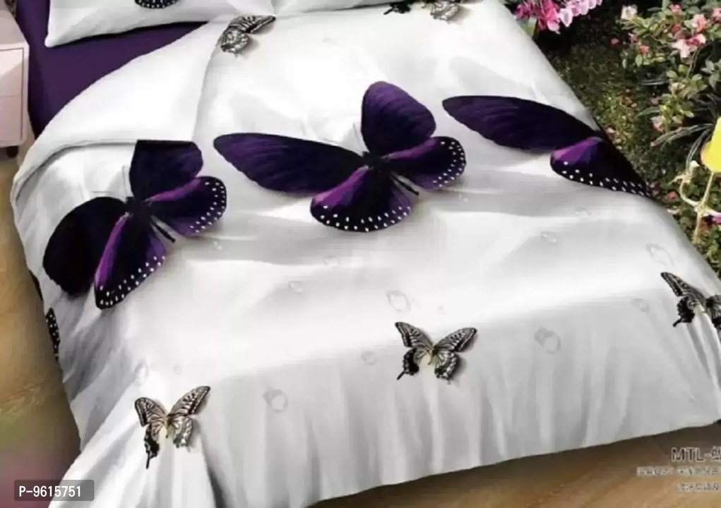Stylish Fancy Microfiber 5d Printed Queen 1 Bedsheet With 2 cPillow Covers uploaded by RARGROUP  on 6/20/2023