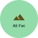 Business logo of Ali fac