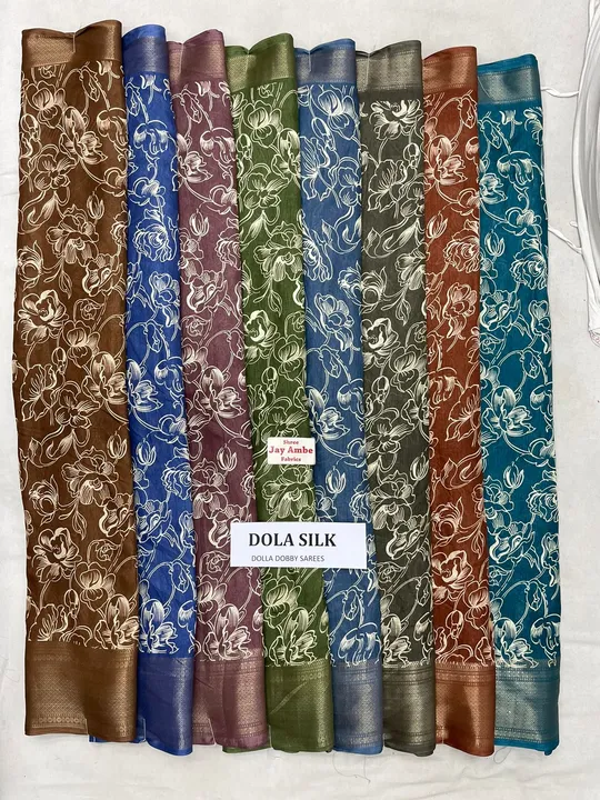 Dola silk saree uploaded by business on 6/20/2023