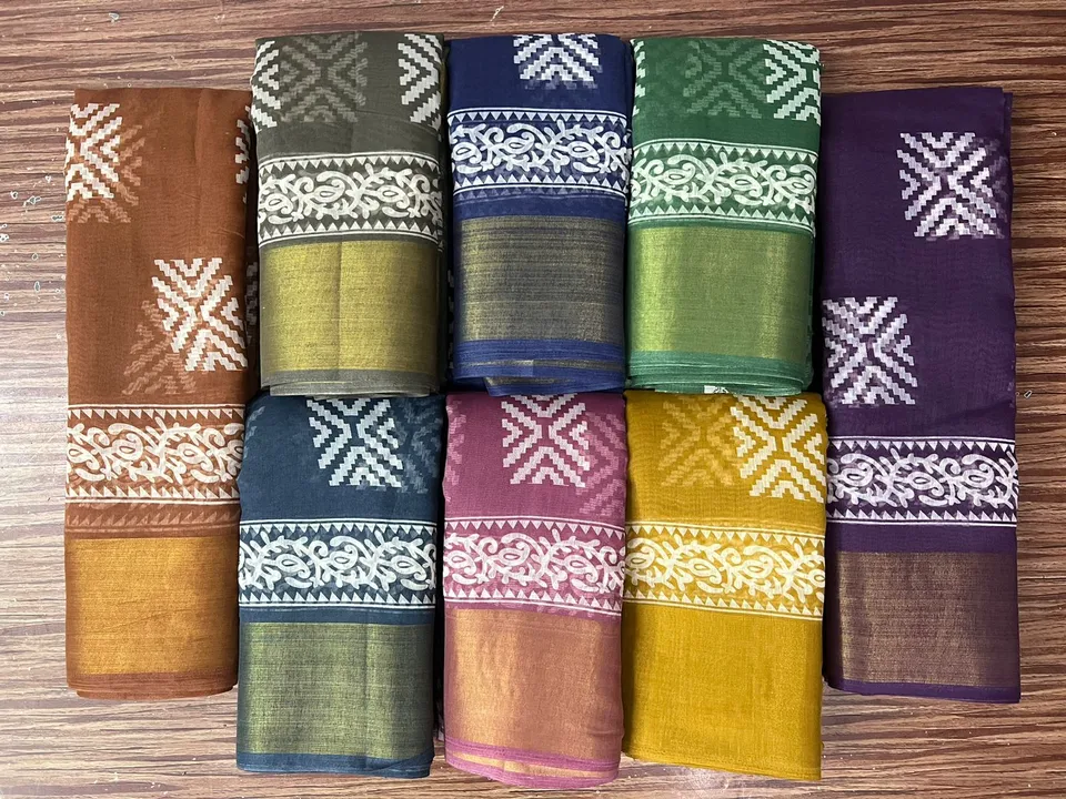 Lelan cottan saree uploaded by business on 6/20/2023